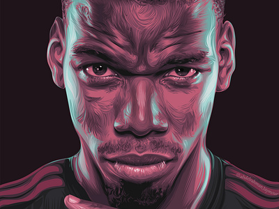 Paul Pogba Vector art