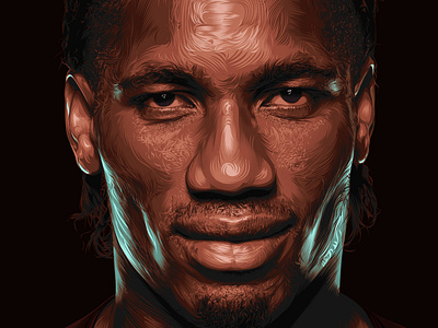 Didier Drogba Vector art