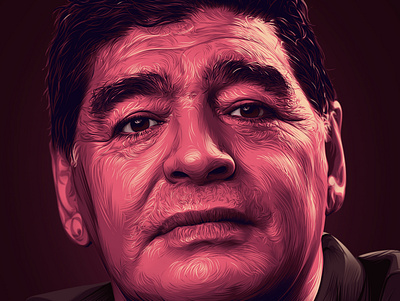 Maradona - Digital Drawing (vector art) a.taymour abdelrahman taymour art artwork drawing drawings graphic illustration taymour vector art