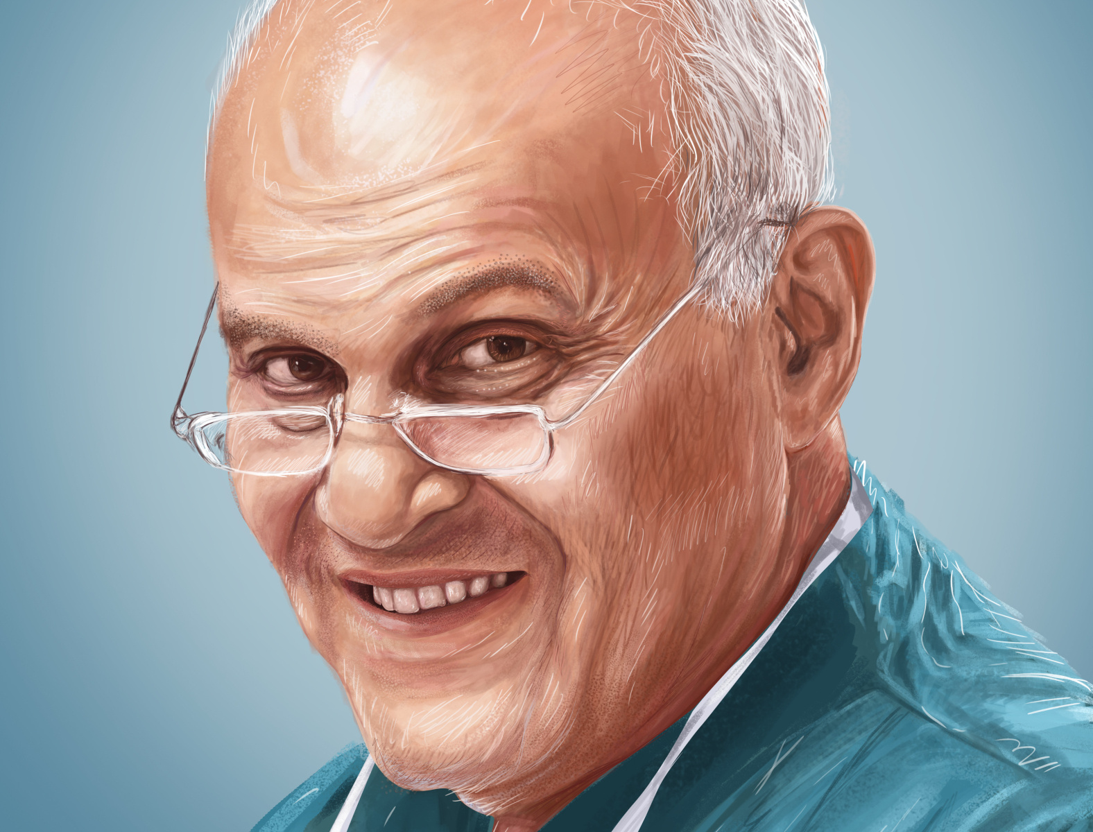 Magdi Yacoub - Digital Painting by Abdelrahman Taymour on Dribbble 