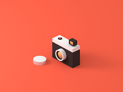 Toy Cam 3d b3d blender camera isometric