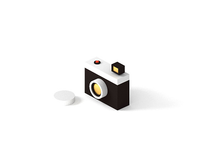 Toy Cam (White BG) 3d b3d blender camera isometric