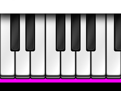 Piano Helper illustrator ios keyboard keys vector