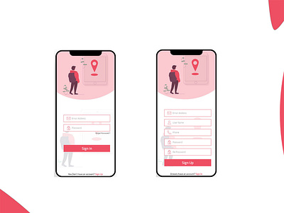 sign page design mobile mobile app mobile design mobile ui ui