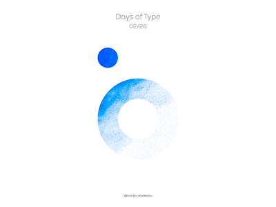 b : Days of Type clean colour design identity illustration illustrator letter pastels typography