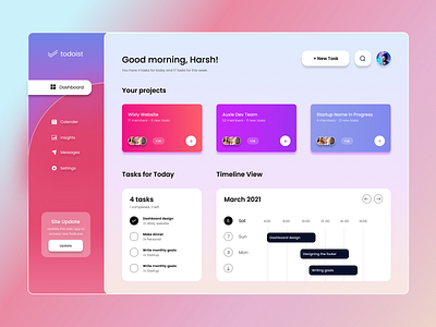 To Do List App Concept Design