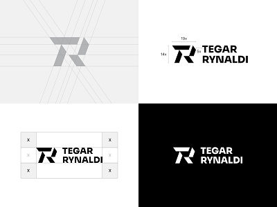 TR brand branding identity initial letter logo logo designer minimalist monogram personal r t tr