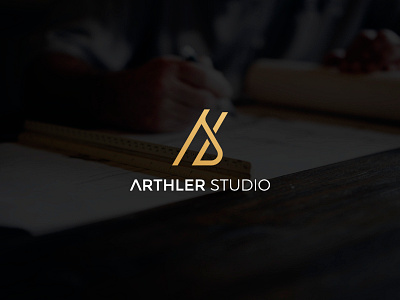 Arthler Studio architect brand identity initial letter logo logo designer mark minimal minimalist monogram tegar rynaldi typography