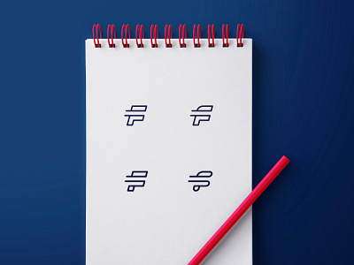 Letter F brand identity initial letter logo logo designer mark minimal minimalist tegar rynaldi
