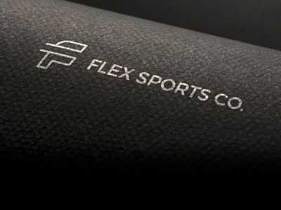 Flex Sports Co. brand f identity initial letter letter f logo logo designer minimal minimalist monolinear sport sports