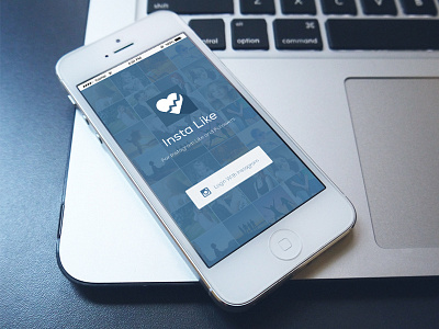 Insta Like iOS Mobile app Design Login Screen app appdesign ios app mobileapp ui uidesign ux uxdesign