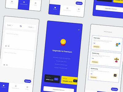 English to Yoruba Translator - Sabilang app design app ui design design ui design
