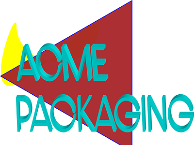 Acme Brand Logo 3d animation 3d artist branding design logo logo design logodesign logos logotype typography vector web website