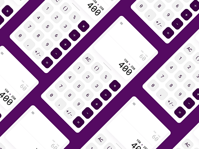 Daily UI: 004 — Calculator