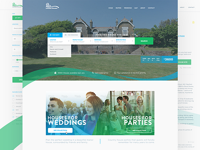 Landing Page for Landed houses