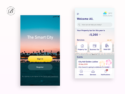 Smart City App Concept