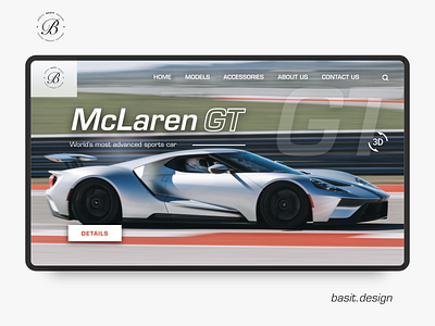 Sports Car Website adobe xd app app design daily ui design ui userinterface ux uxui website