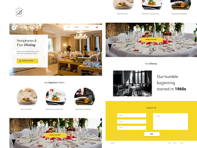 Restaurant Website Landing Page