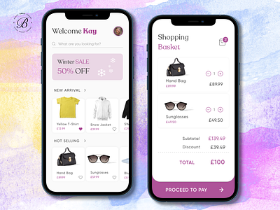 Ecommerce Store Mobile App Prototype