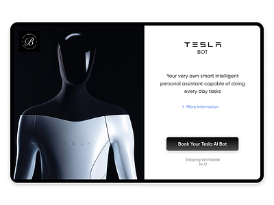 Tesla Bot Booking App/Page