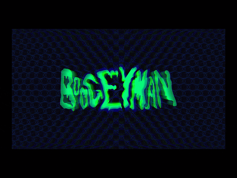 boogeyman animated animated logo animation animation 2d branding chromatic aberration gif illustration monster motion motion graphic motion graphics vans vector