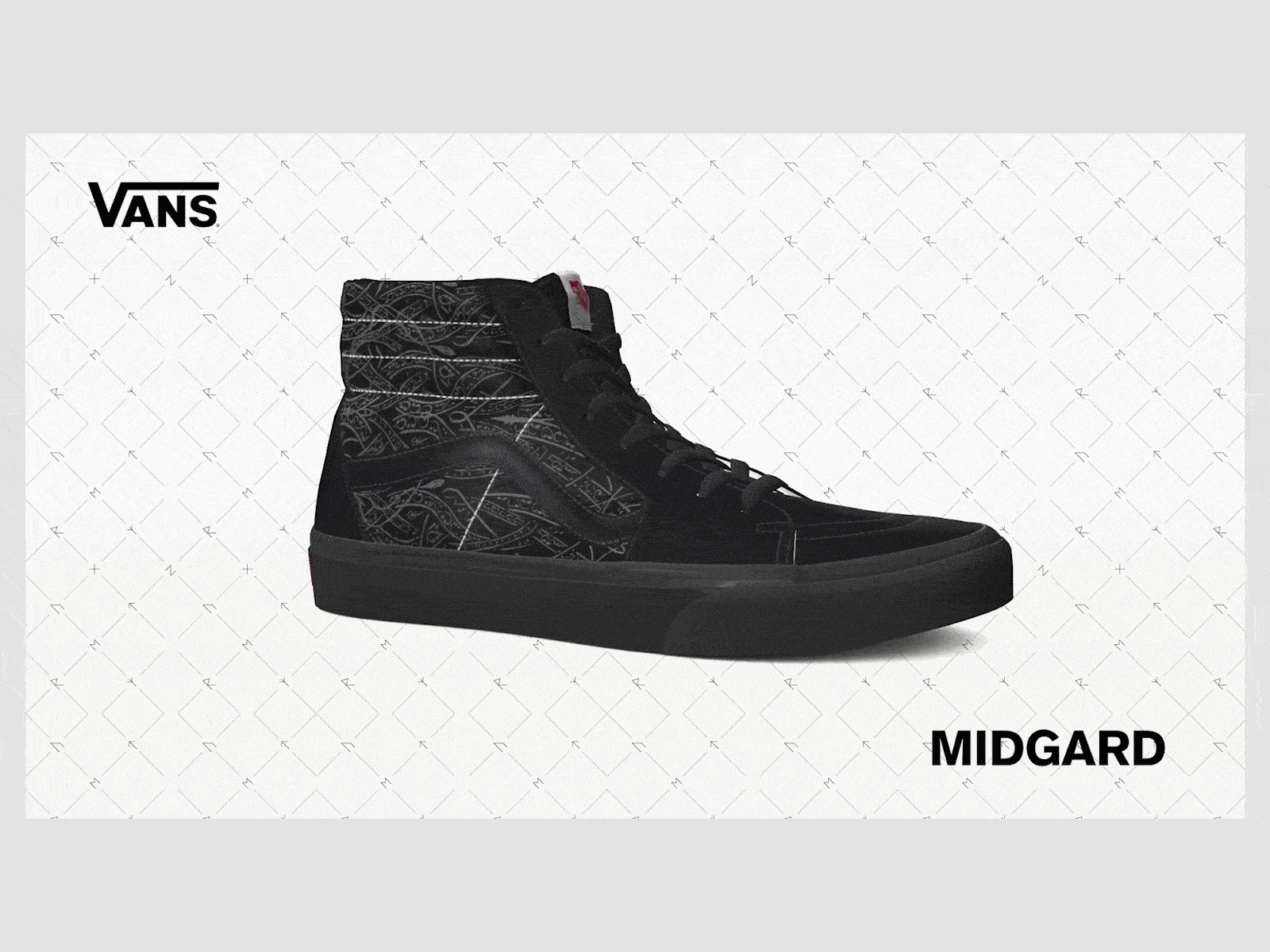 Midgard | Vans Shoe Line animated animation animation 2d design gif looping menswear motion motion graphic motion graphics norse shoe vans vans shoe company
