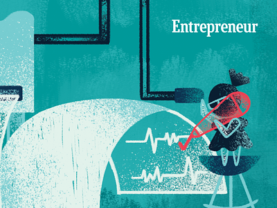 Editorial illustration for Entrepreneur magazine.