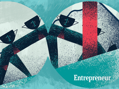 Editorial illustration for Entrepreneur magazine. art direction digital 2d editorial illustration illustration