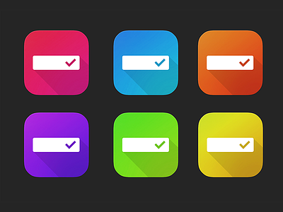Primus Planner App Icons color colour icon ios ipad iphone planner primus shadow