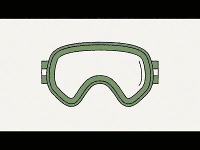 Enter The Goggle 2d animation after effects gif motion design motion graphics