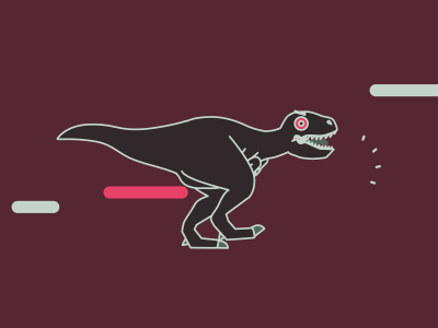 HYPERSPACE T-REX 2d animation after effects gif hyperspace motion design motion graphics t rex