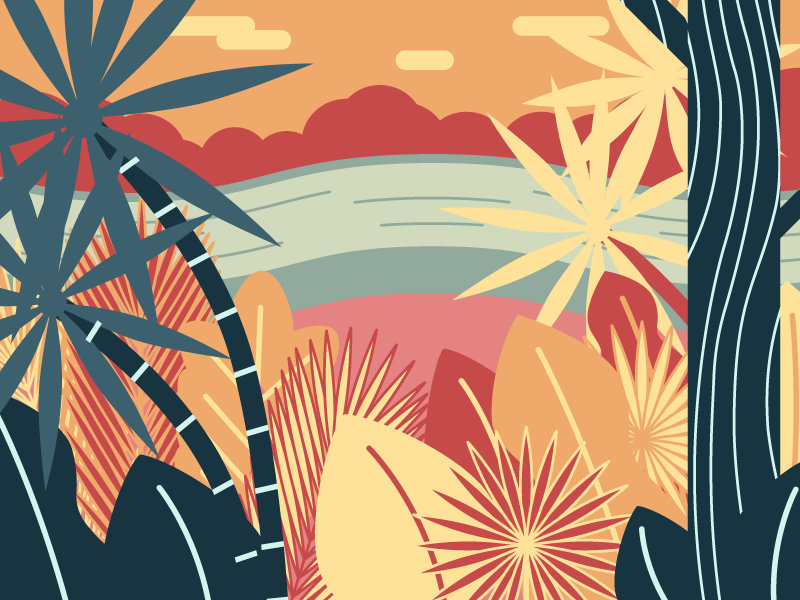 Dat Dense Jungle Foliage By Eddie Song On Dribbble