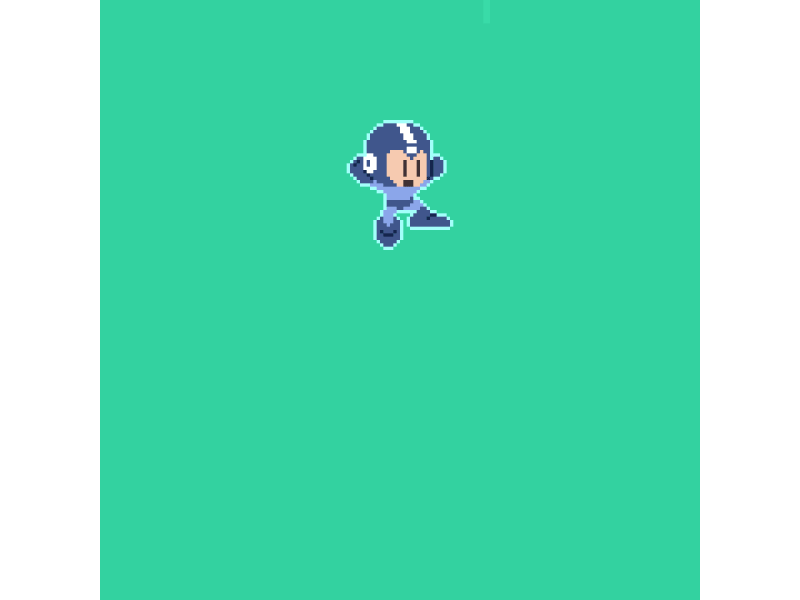 Back to Bits – Boy in Blue 2d 8bit after effects animation back to bits megaman nes nintendo oldschool photoshop pixel videogames