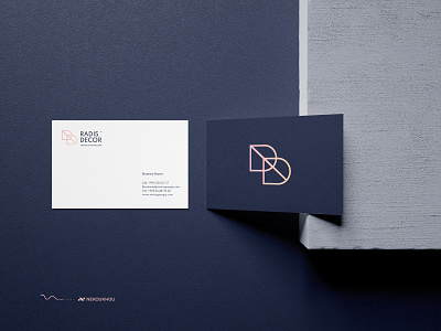 Radis Decor brand brand design bussines card stationary stationary logodesing