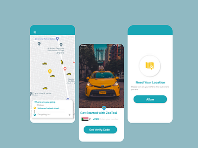 Taxi app app desi design taxi ui ux