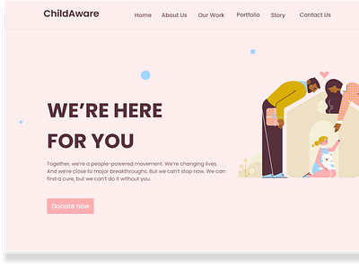 Child Awareness Organization💙 child awaerness desi design graphic design illustration typography ui ux website
