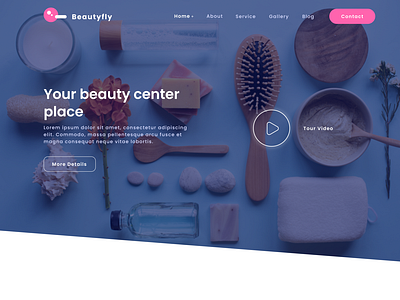 Beauty Clinical beauty beauty center beauty clinical desi design figma graphic design landingpage typography ui website