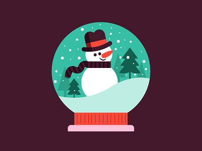 White Christmas branding christmas design frosty holiday illustration love snow snowman tree white christmas