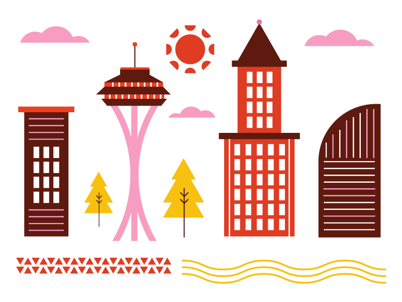 Seattle by Brittany Kolar on Dribbble