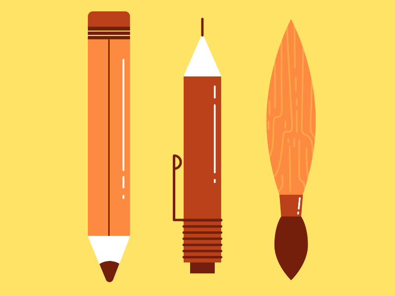 Click Click click drawing noise paintbrush pen pencil writing
