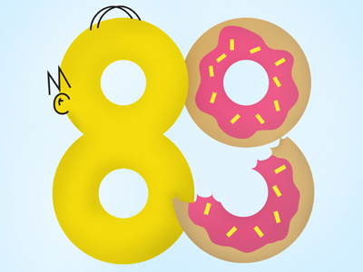 Mmm… Eighty-Nine 1989 illustration numbers simpsons