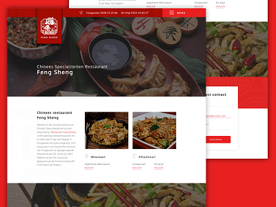 Website Chinese restaurant chinese chinese food chinese restaurant chopsticks clean material webdesign website