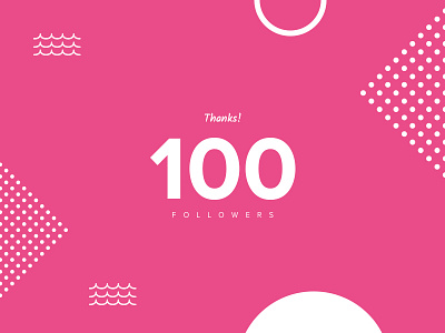 100 followers!