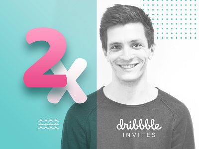 2x Dribbble Invites dribbble invitations invites