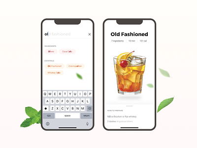 Cocktail shaker – mobile app