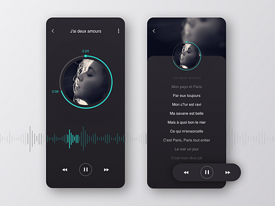 Music app design ui ui ux ux