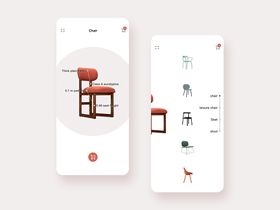 Minimalist furniture app