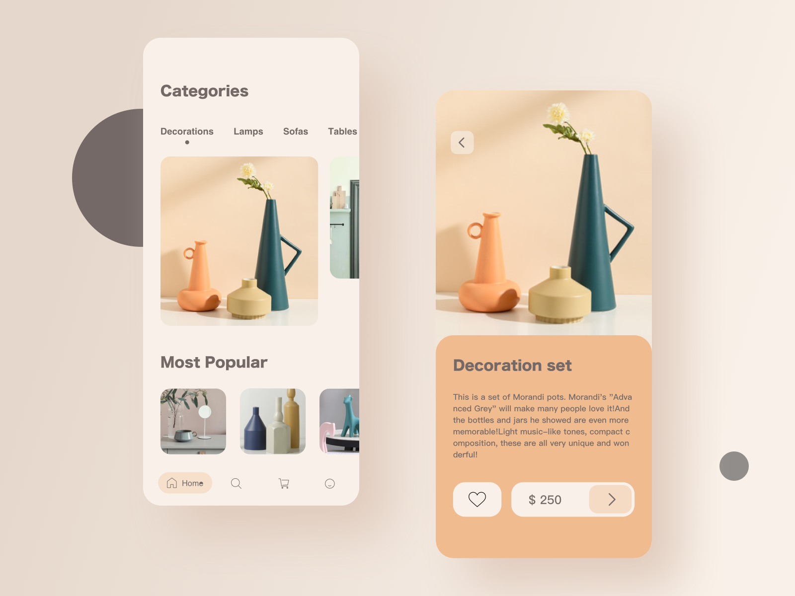 Furniture APP by Spring007 on Dribbble