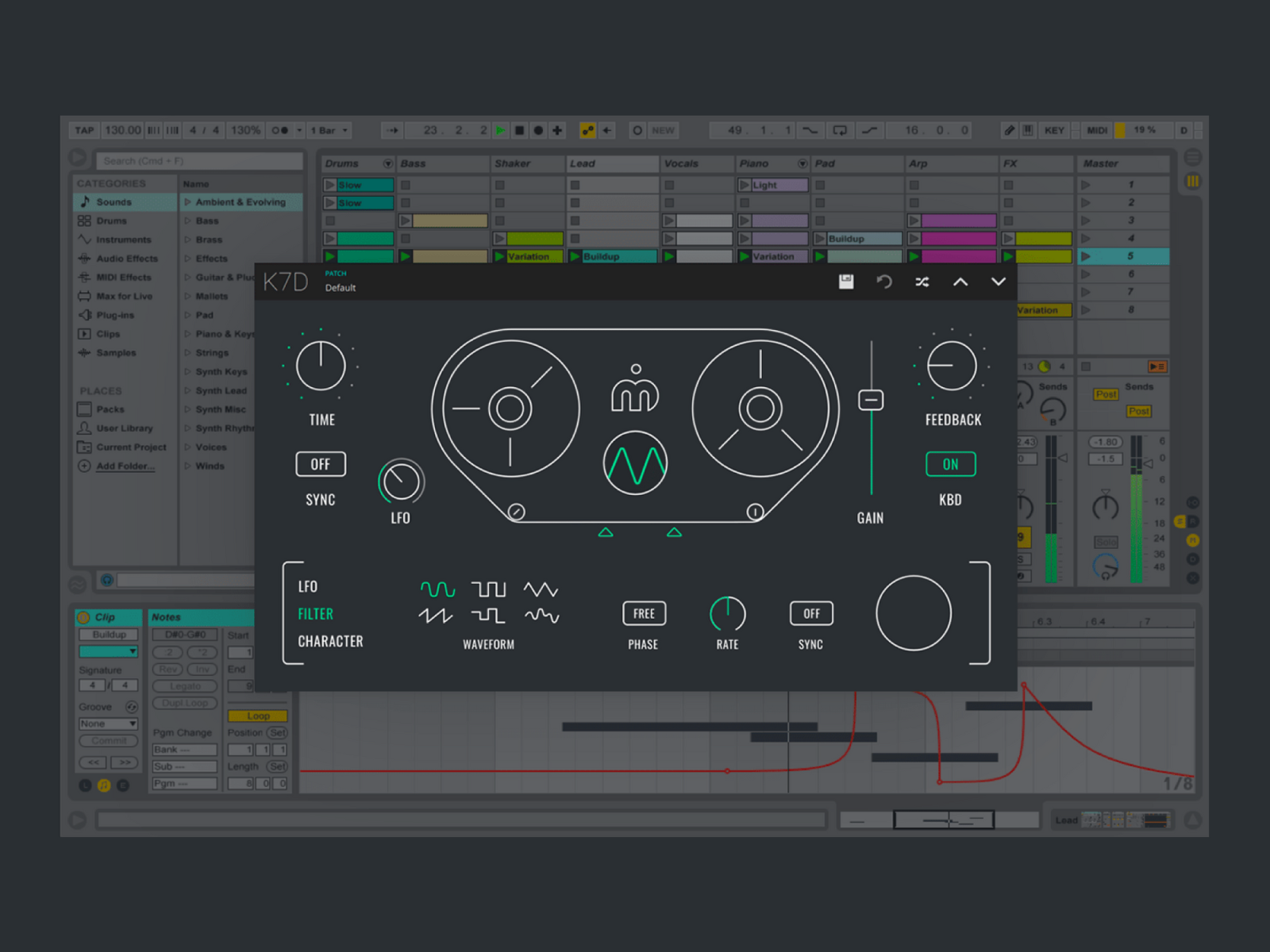 K7D Tape Delay by Luís Oliveira on Dribbble