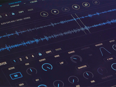 FRMS Granular Synthesizer imaginando music music app uiux user interface ux